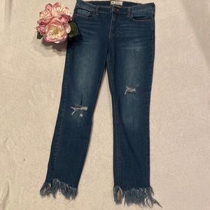FREE PEOPLE Size 29 Blue Jeans